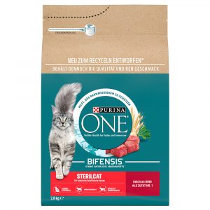 Purina ONE Sterilcat mit Rind - 3 x 2