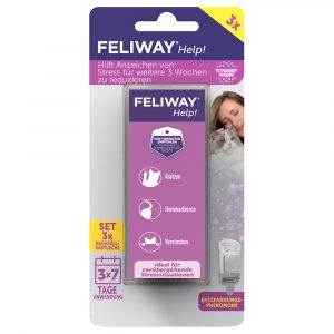 Feliway® Help! - Sparset: 3 x 340 mg Nachfüllkartuschen