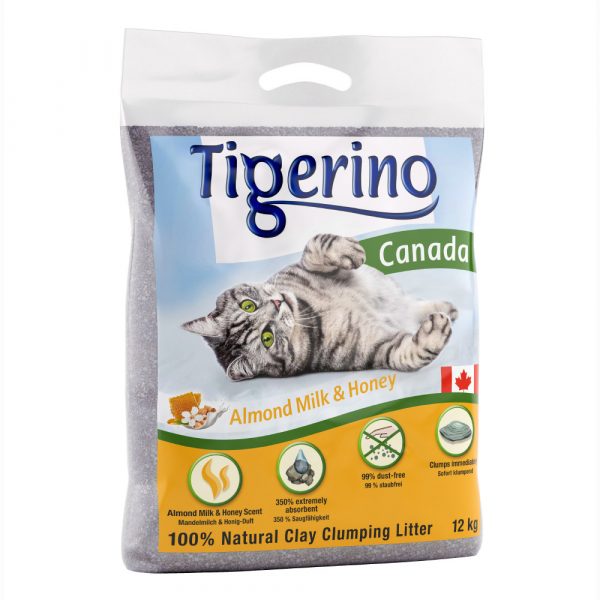 2 x 12 kg Tigerino Canada Style / Premium zum Sonderpreis! - Mandelmilch- & Honigduft