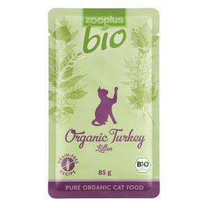 Sparpaket zooplus Bio 24 x 85 g - Kitten Bio Pute