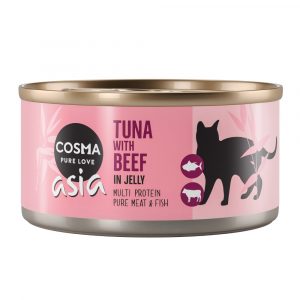 Cosma Asia in Jelly 6 x 170 g - Thunfisch mit Rind