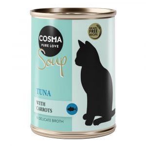 Sparpaket Cosma Soup 12 x 100 g - Thunfisch mit Karotte