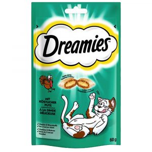 Dreamies Katzensnacks 60 g - Sparpaket Pute (6 x 60 g)