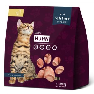 Felifine Complete Nuggets Huhn - Sparpaket: 10 x 480 g