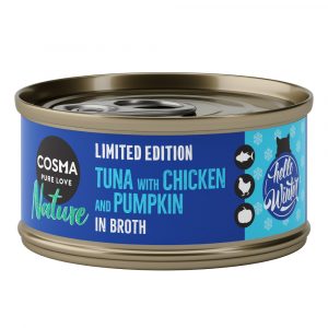 Cosma Nature Winter-Edition: Thunfisch mit Hühnchen & Kürbis - 6 x 70 g