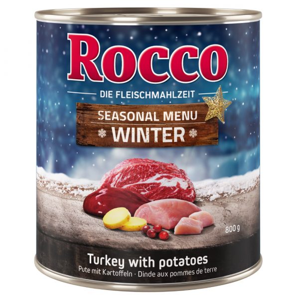 Rocco Winter-Menü Rind mit Pute & Kartoffeln - 24 x 800 g