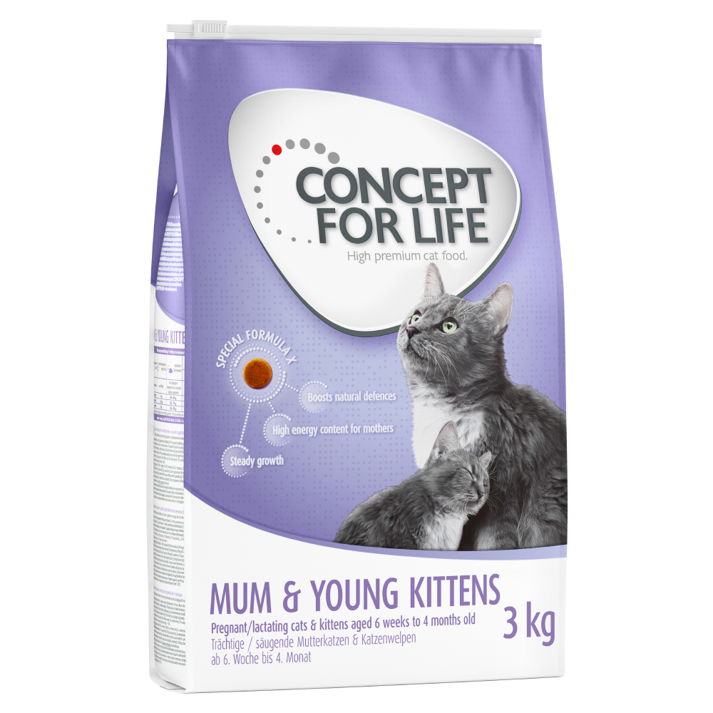 Concept for Life Mum & Young Kittens - Verbesserte Rezeptur! - 3 kg