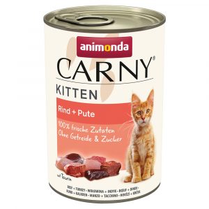 Sparpaket Animonda Carny Kitten 24 x 400 g - Rind & Pute