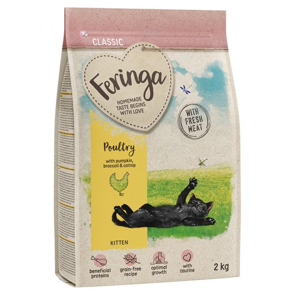 Feringa Kitten Classic Geflügel - Sparpaket 10 kg (5 x 2 kg)