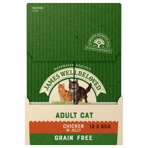 James Wellbeloved Adult Cat Grain Free Huhn - 12 x 85 g