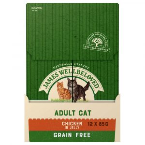 James Wellbeloved Adult Cat Grain Free Huhn - 48 x 85 g