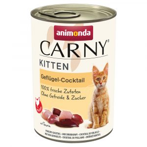 Sparpaket Animonda Carny Kitten 24 x 400 g - Geflügel-Cocktail