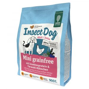 Green Petfood InsectDog Mini Grainfree - Sparpaket: 5 x 900 g