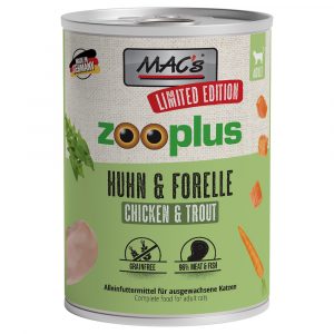 MAC´s Katze Special Edition - Sparpaket: 24 x 400 g Huhn & Forelle