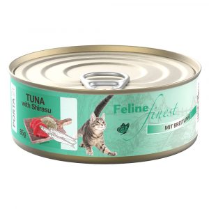 Feline Finest Katzen Nassfutter 6 x 85 g - Thunfisch mit Breitling