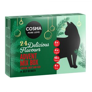 Cosma Advent Mix Box  - 24 x Cosma Nassfutter (1710 g)