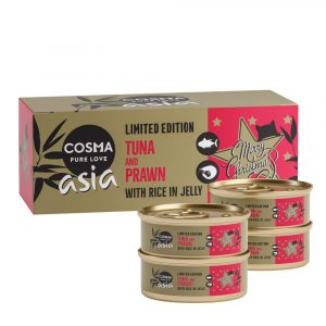 Cosma Asia Weihnachts-Edition: Thunfisch & Garnele  - Sparpaket: 12 x 50 g