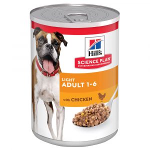 Hill's Science Plan Adult 1-6 Light mit Huhn 6 x 370 g - 24 x 370 g