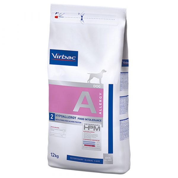 Virbac Veterinary HPM Dog Allergy A2 - Sparpaket: 2 x 12 kg