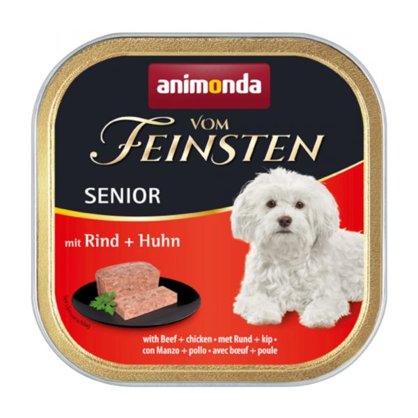 Sparpaket Animonda vom Feinsten 48 x 150 g - Senior: Rind & Huhn