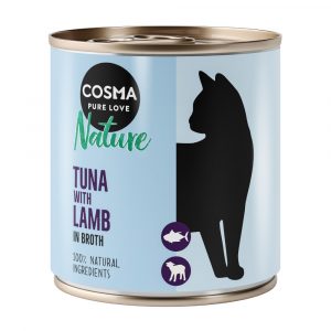 Sparpaket Cosma Nature 24 x 280 g - Neu: Thunfisch mit Lamm