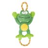 Doglove Hundespielzeug Frosch - L 42 x B 18 x H 10 cm