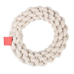 TIAKI Hundespielzeug Rope Ring - Ø 18 x H 4