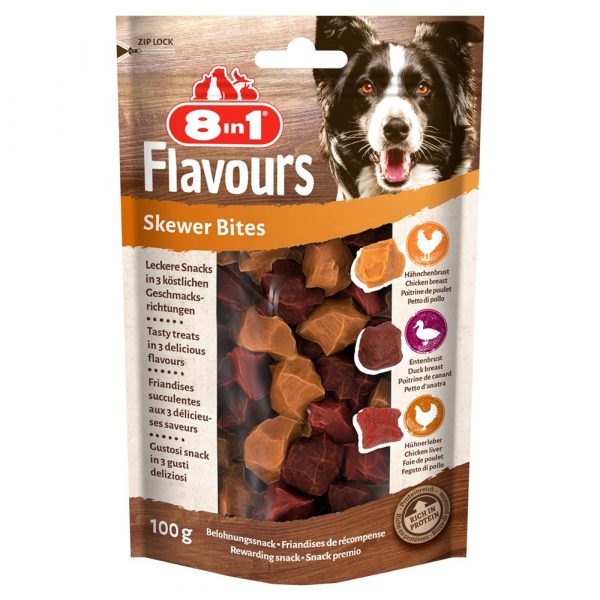 8in1 Flavours Skewer Bites - 6 x 100 g