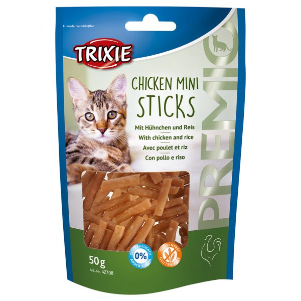 Trixie PREMIO Hühnchen Mini Sticks - 2 x 50 g