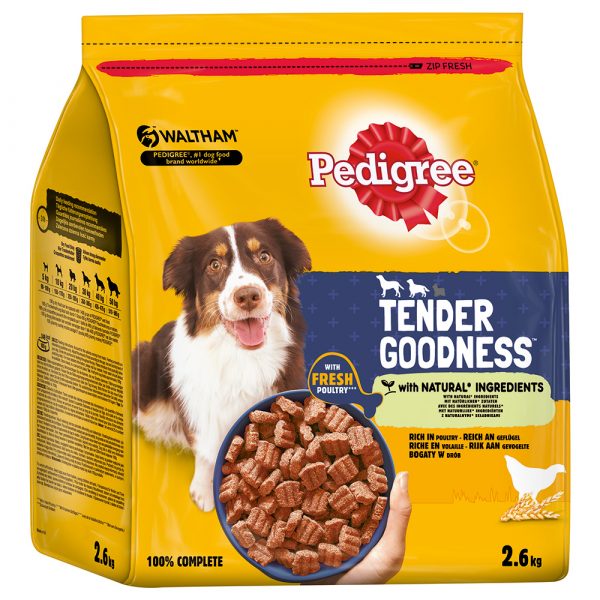 Pedigree Tender Goodness mit Geflügel - Sparpaket: 3 x 2