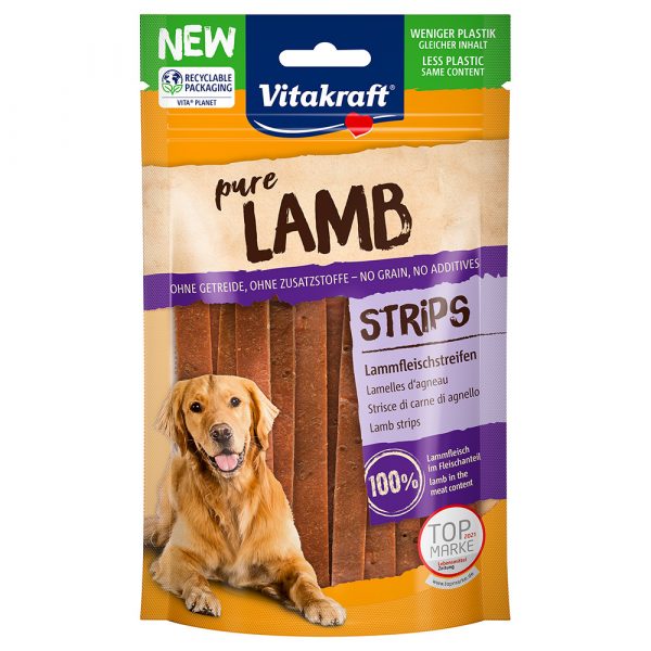 Vitakraft LAMB Lammfleischstreifen - 6 x 80 g