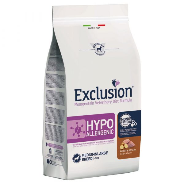 Exclusion Diet Hypoallergenic Medium/Large Adult mit Ente & Kartoffel - Sparpaket: 2 x 12 kg