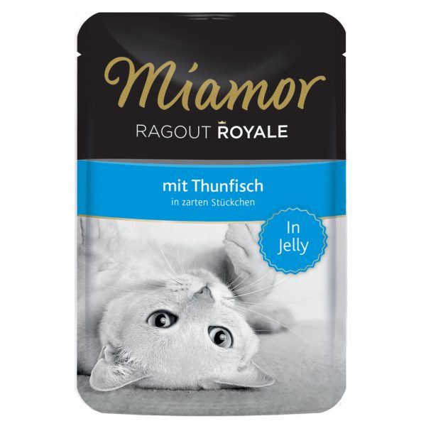 Sparpaket Miamor Ragout Royale in Jelly 22 x 100 g - Thunfisch