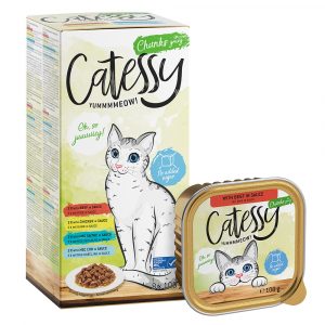 Mixpack Catessy Schälchen 8 x 100 g Häppchen: Rind
