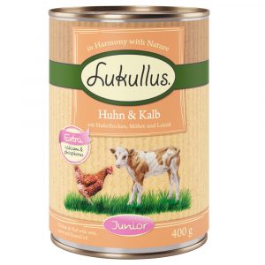 Lukullus Naturkost Junior 6 x 400 g - Mix 3 sorten