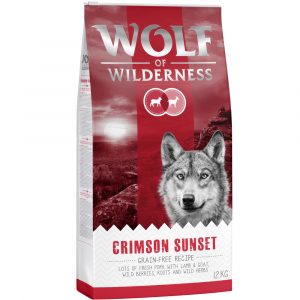 Wolf of Wilderness "Crimson Sunset" Lamm & Ziege - getreidefrei - 12 kg