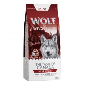 Wolf of Wilderness Mini - "The Taste Of" - getreidefrei - 1 kg Canada - Rind