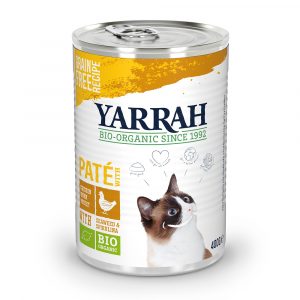 400 g / 405 g Yarrah Bio Pâté / Chunks zum Sonderpreis! - Pâté: Bio Huhn (400 g)