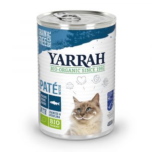 400 g / 405 g Yarrah Bio Pâté / Chunks zum Sonderpreis! - Pâté: Fisch (400 g)