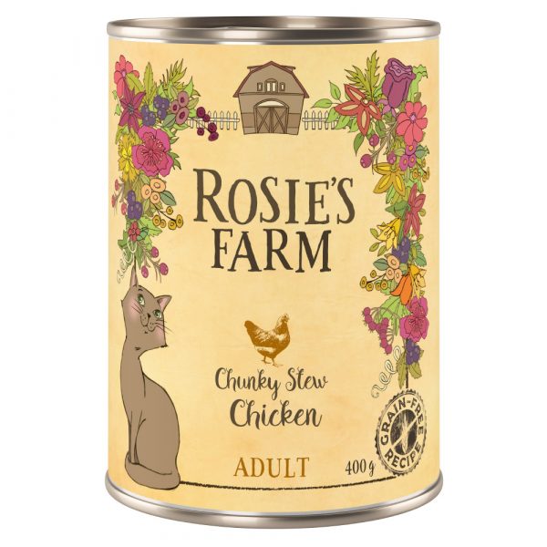 Rosie's Farm Adult 6 x 400 g zum Sonderpreis! - Huhn