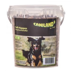 Caniland Hundesnacks zum Sonderpreis!  - Soft Strauß-Happen getreidefrei (540 g)