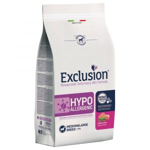 Exclusion Diet Hypoallergenic Medium/Large Adult mit Schwein & Erbsen - Sparpaket: 2 x 12 kg