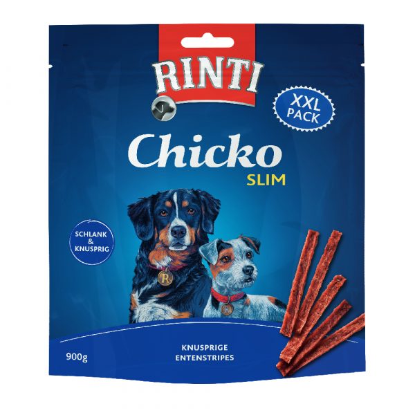 RINTI Chicko Hundesnacks zum Sonderpreis! - Slim: Ente (900 g)
