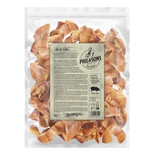 Phil & Sons Schweineohren in Streifen 1000 g