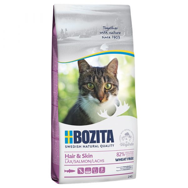 2-fach zooPunkte auf 2 kg / 10 kg Bozita Trockenfutter - Weizenfrei Hair & Skin (2 kg)