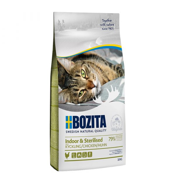 2-fach zooPunkte auf 2 kg / 10 kg Bozita Trockenfutter - Indoor & Sterilised (10 kg)