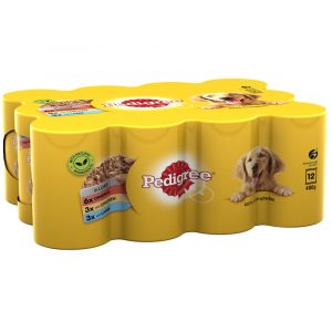 Pedigree Adult Selection Multipack 24 x 400 g Nassfutter für Hunde - Meat Selection in Loaf (Original