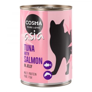 12 x 400 g Cosma Original und Cosma Asia zum Sonderpreis! - Asia Thunfisch & Lachs