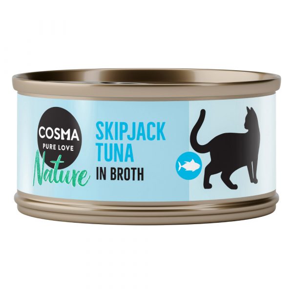 5 + 1 gratis! 6 x 70 g Cosma Nature - Skipjack Thunfisch