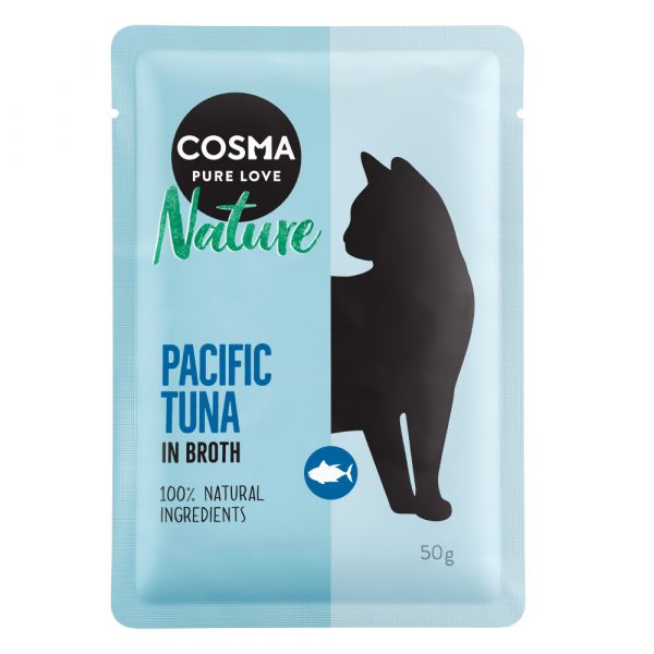 Sparpaket Cosma Nature Frischebeutel 18 x 50 g  - Pacific Thunfisch